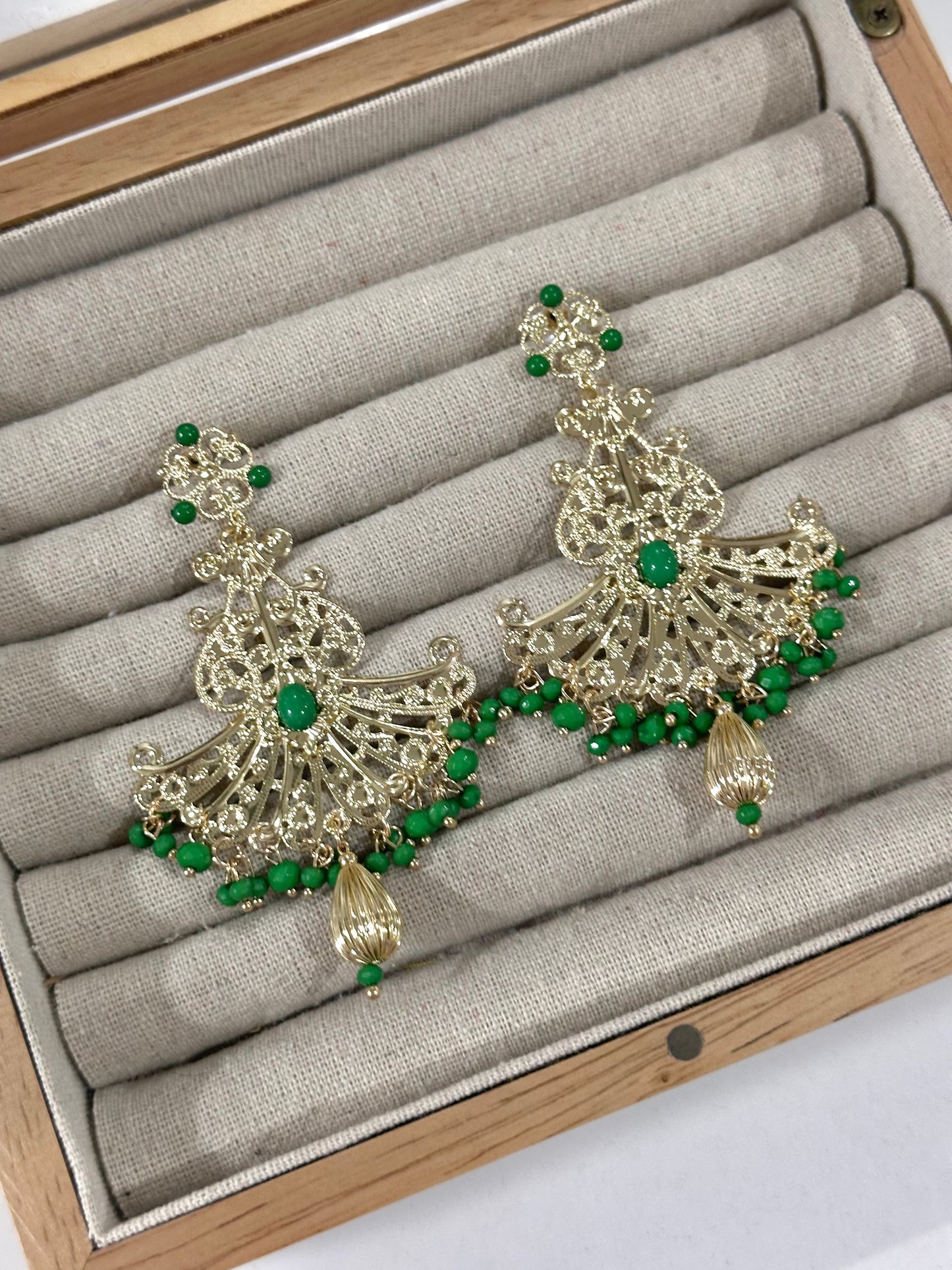 Pendientes Triana Verde