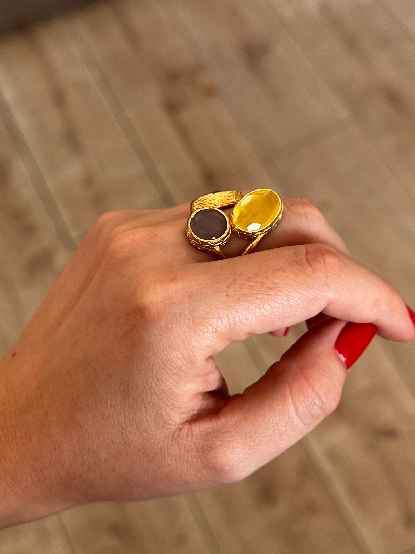 Anillo La Nuit Tricolor