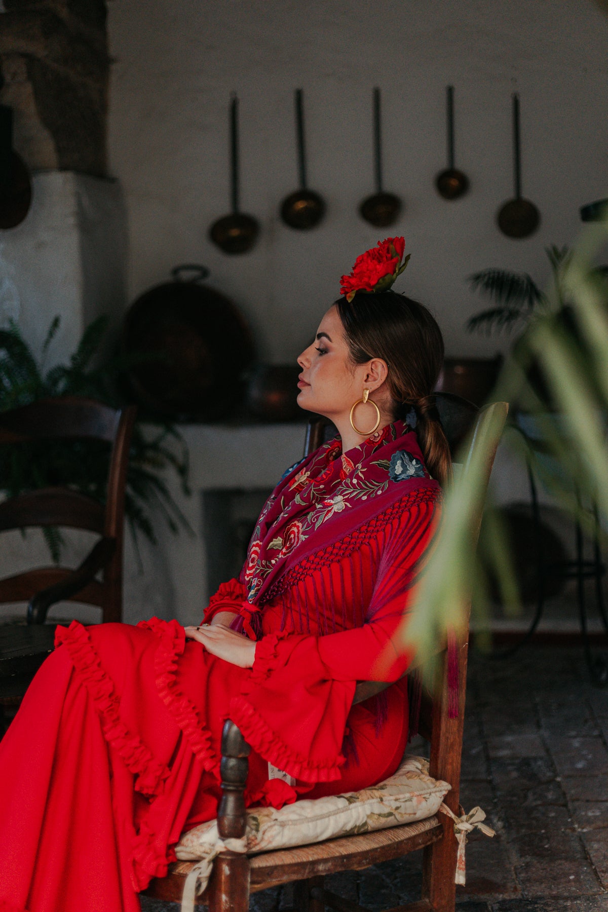 Vestido Soleá Rojo