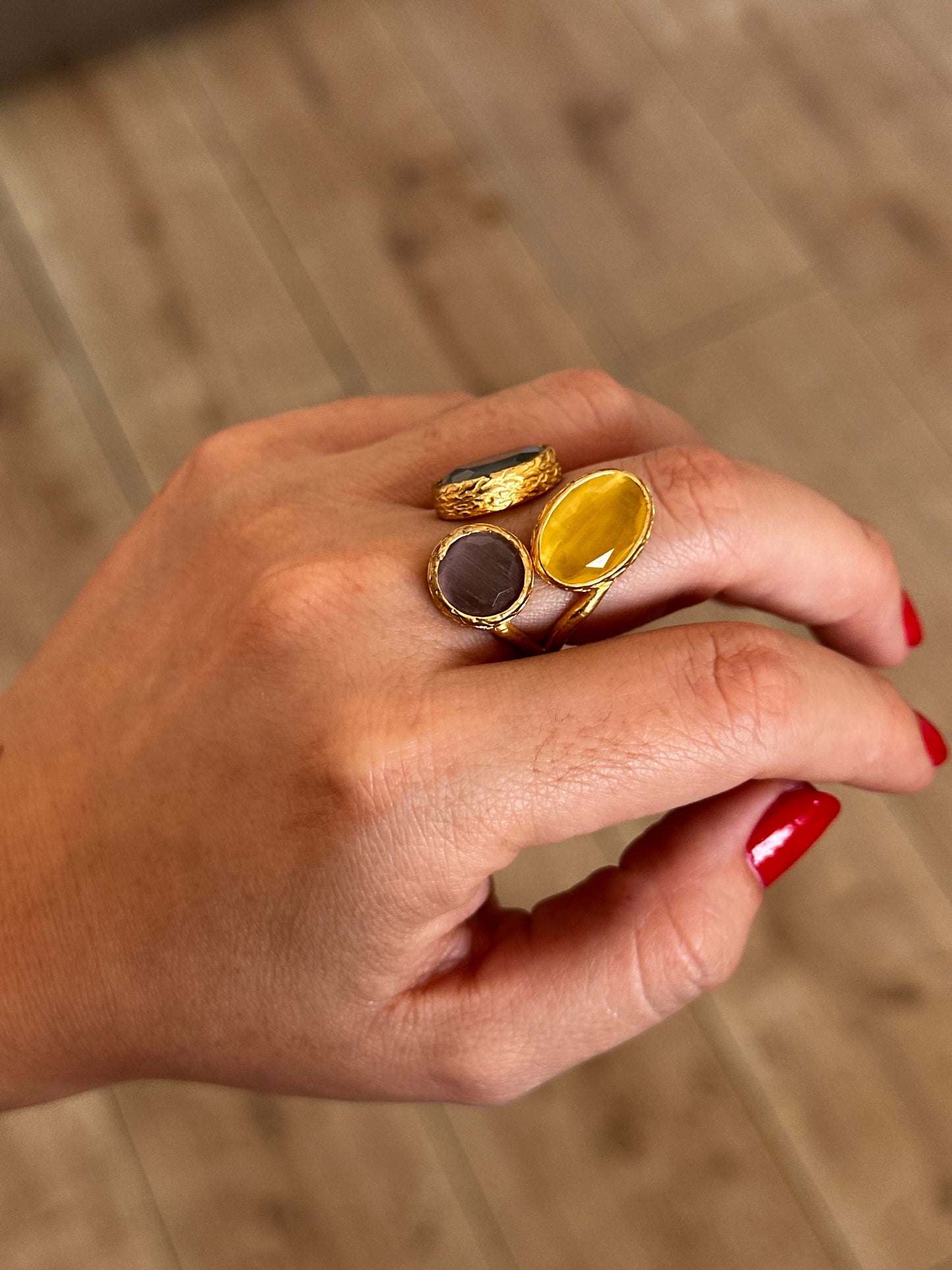 Anillo La Nuit Tricolor