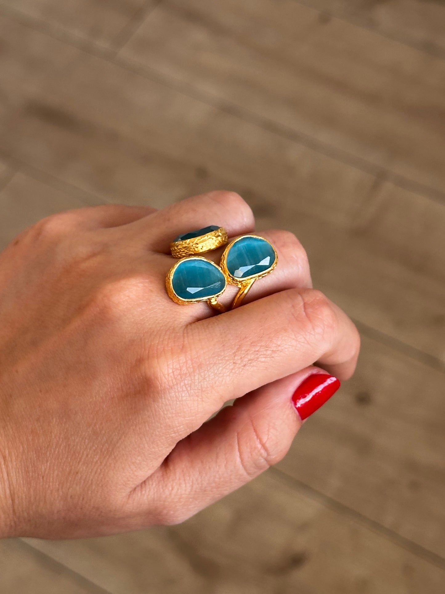 Anillo La Nuit Turquesa
