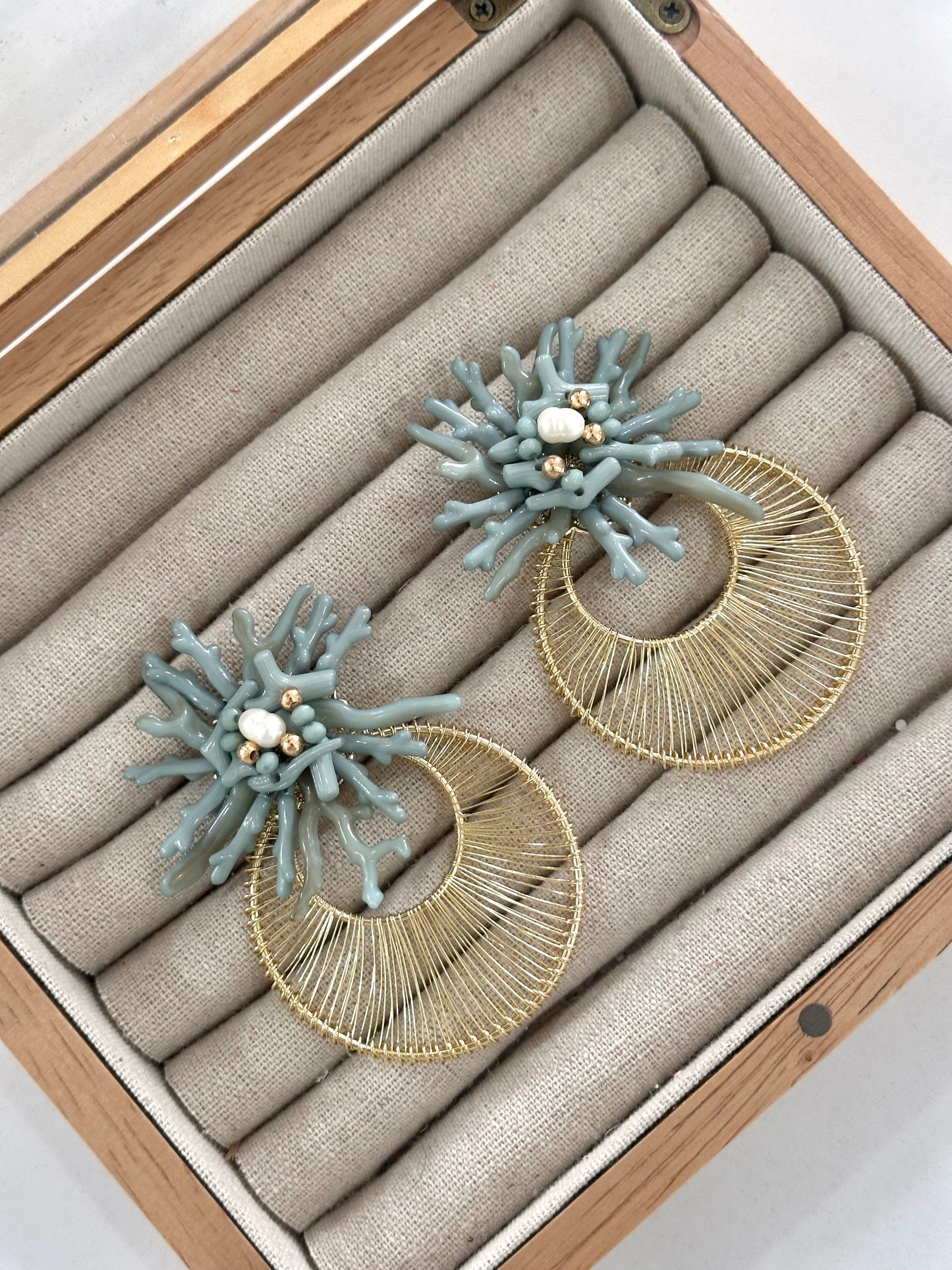 Pendientes Marbella Verde Jabonoso