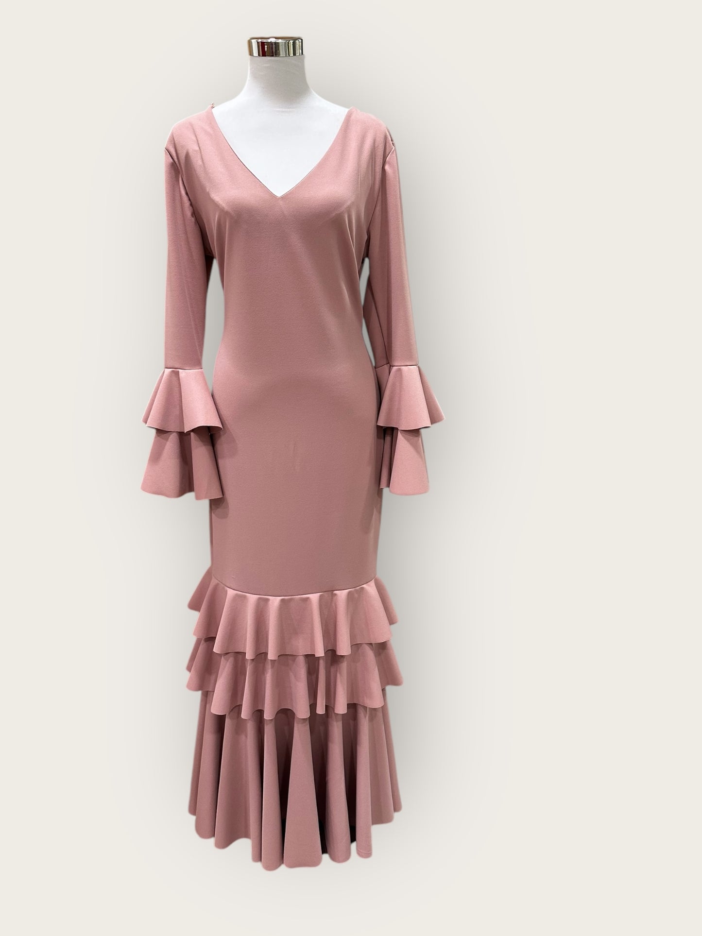 Vestido Sevilla Rosa Palo
