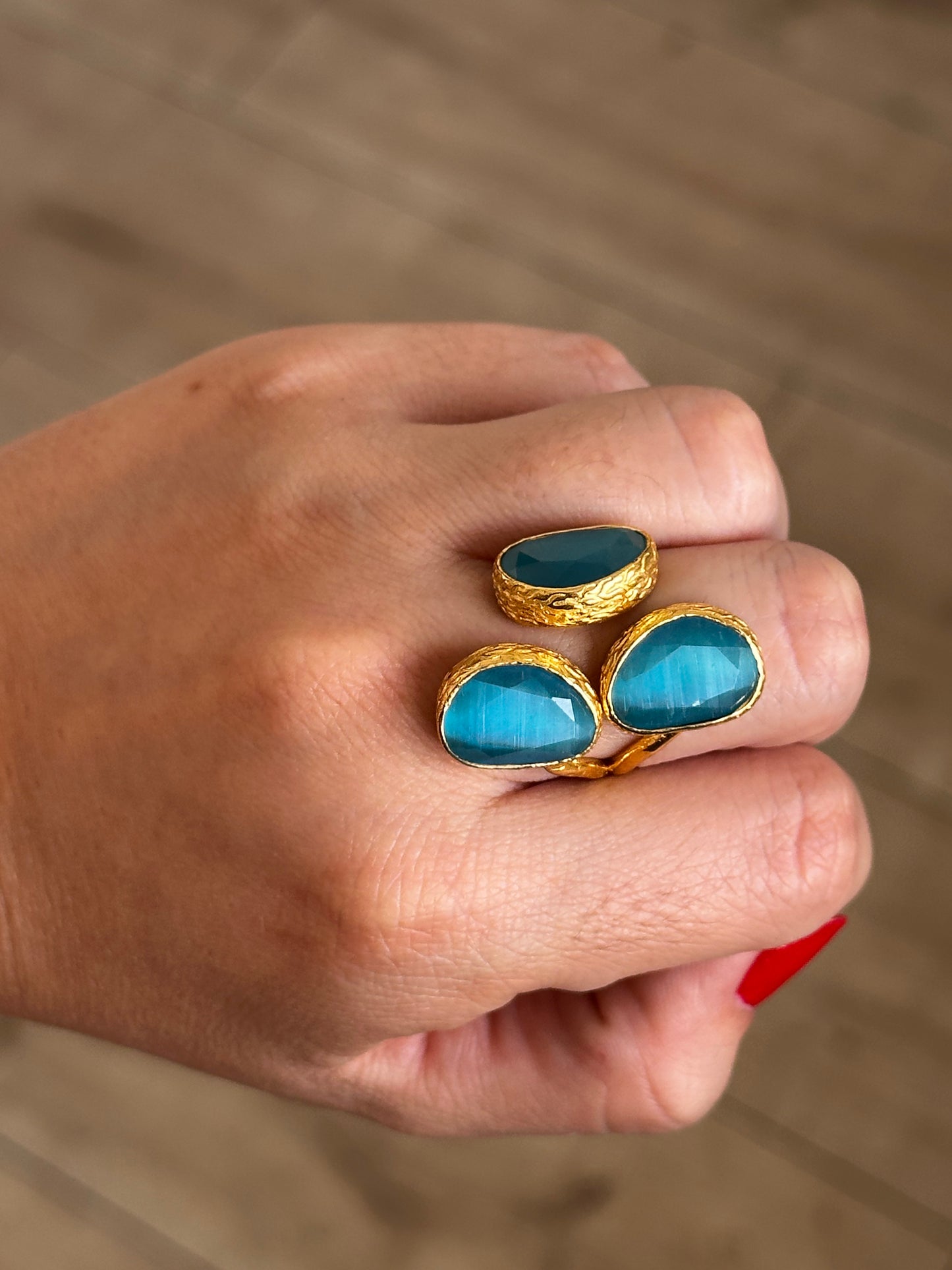 Anillo La Nuit Turquesa