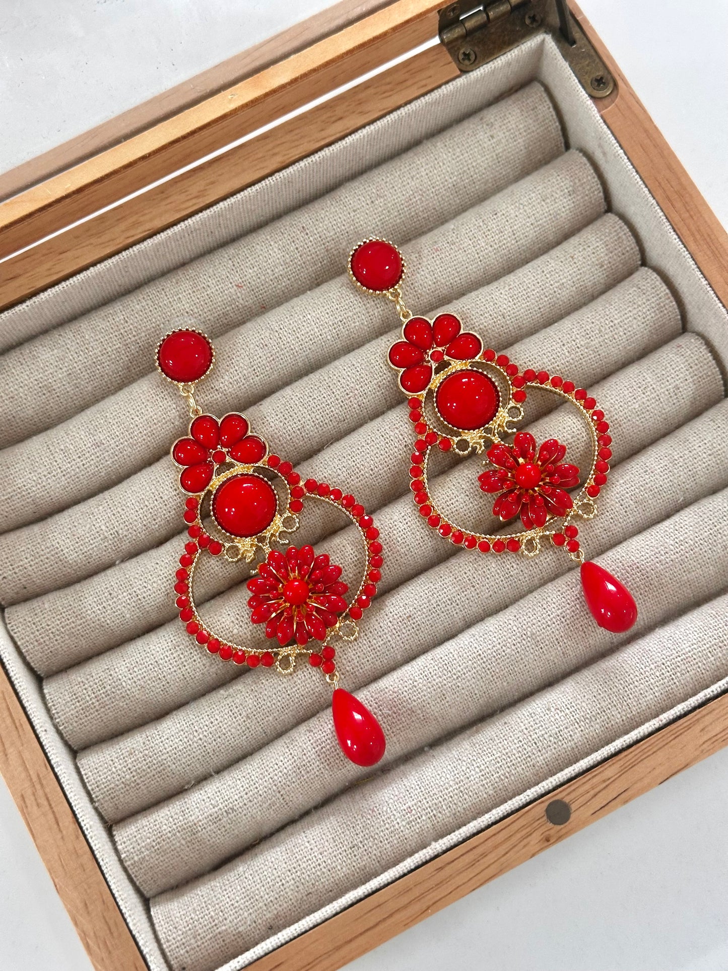 Pendientes Manuela Rojo
