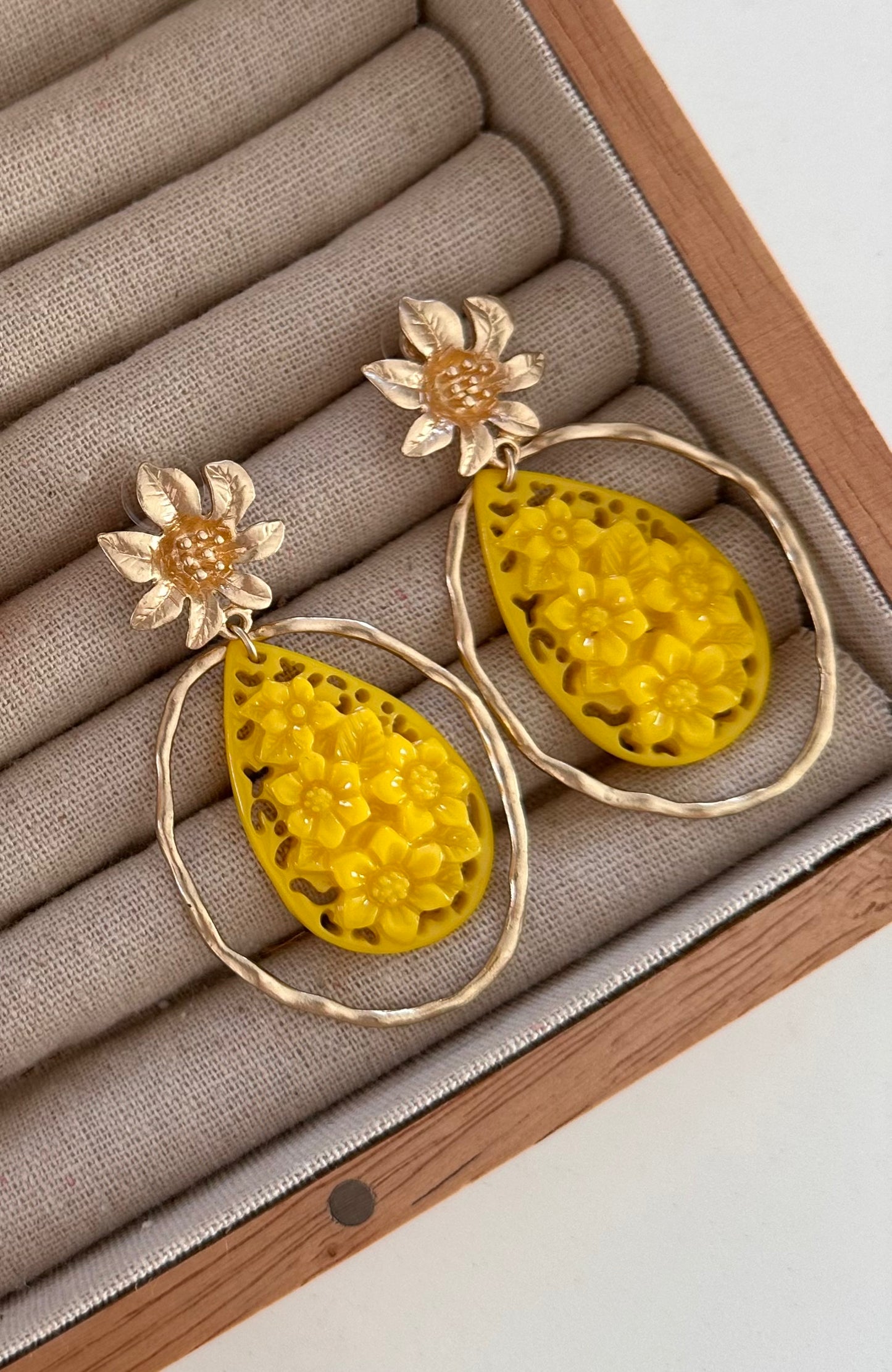 Pendientes Albero amarillo