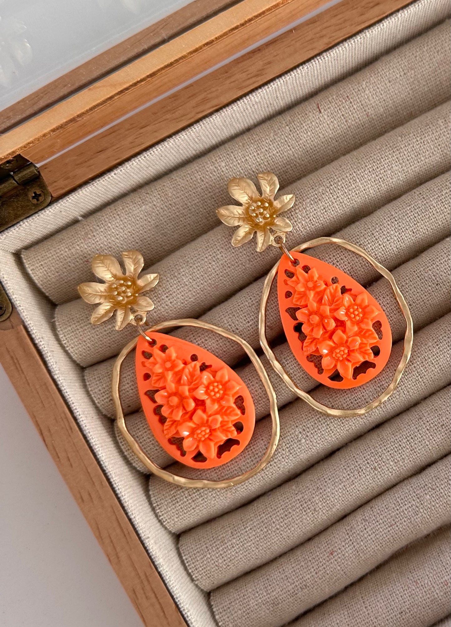 Pendientes Albero naranja