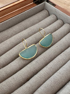 Pendientes Afrodita big turquesa