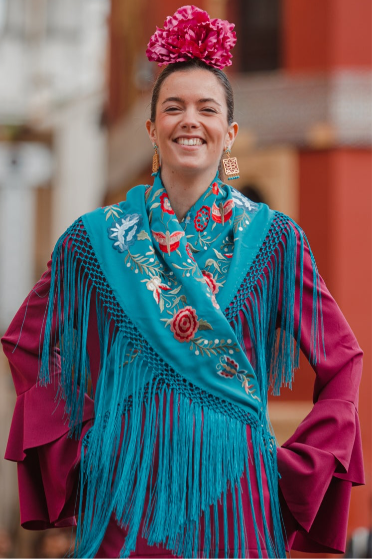 Mantoncillo Candela Turquesa