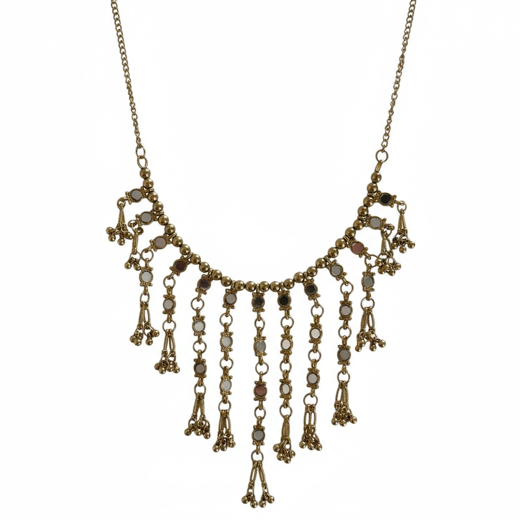 Collar Cascada Espejo