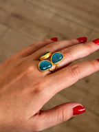 Anillo La Nuit Turquesa