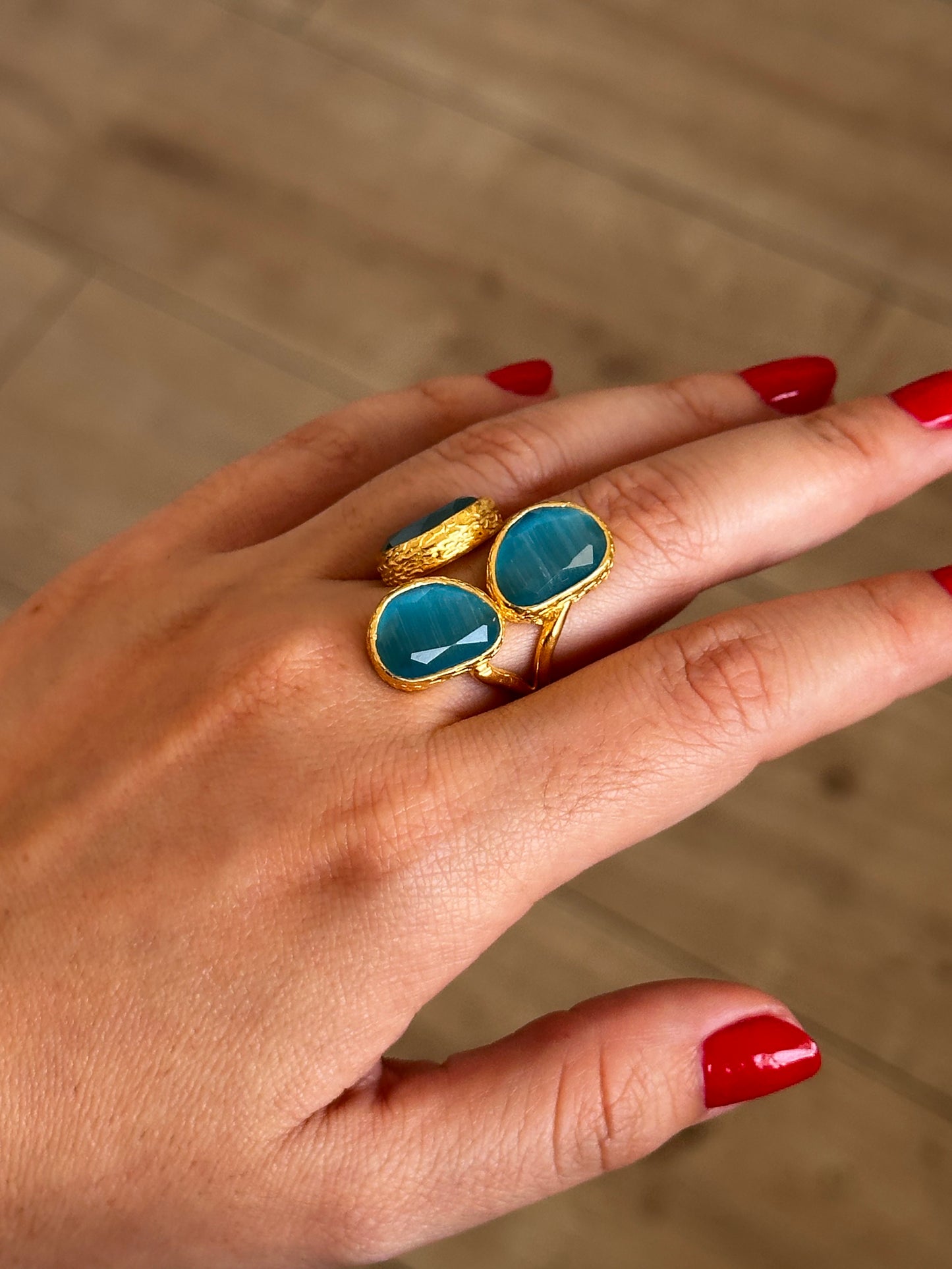 Anillo La Nuit Turquesa