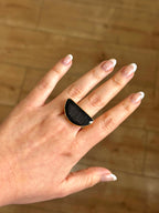 Anillo Afrodita Maxi Negro