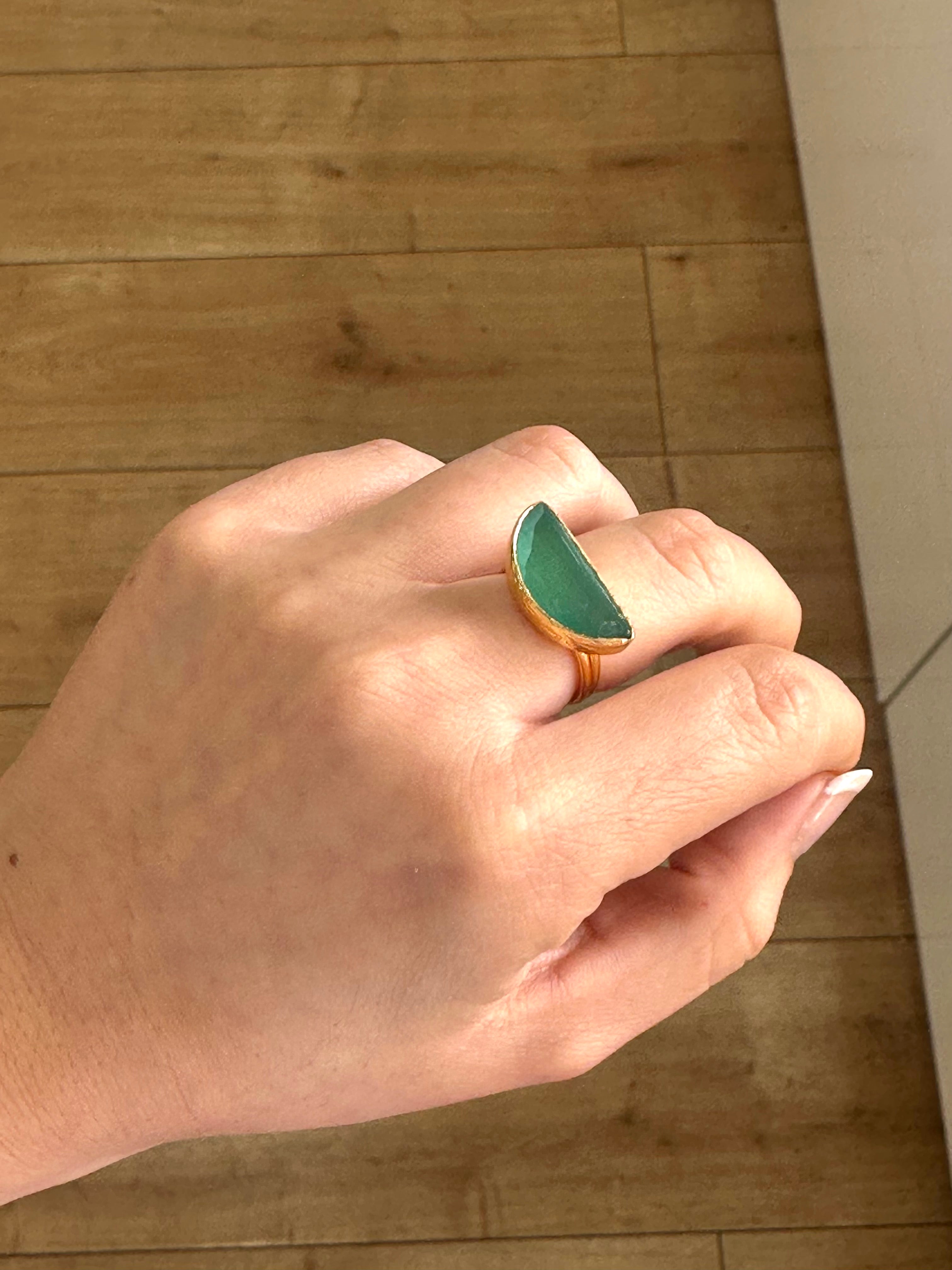 Anillo Afrodita Verde