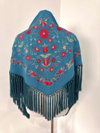 Mantoncillo Soleá Azul Petróleo