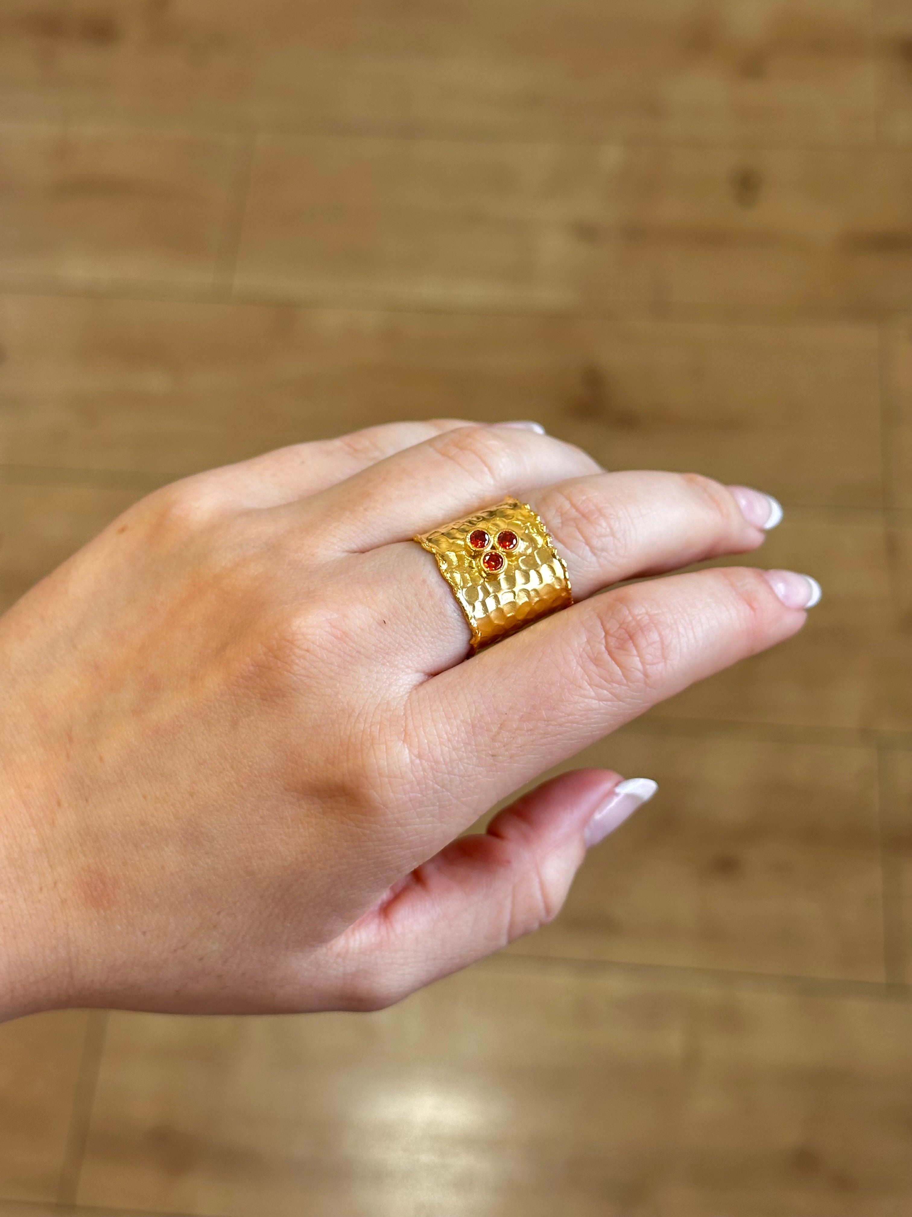 Anillo Agatha Naranja