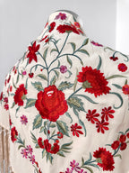 Mantoncillo Clavelines Blanco Roto