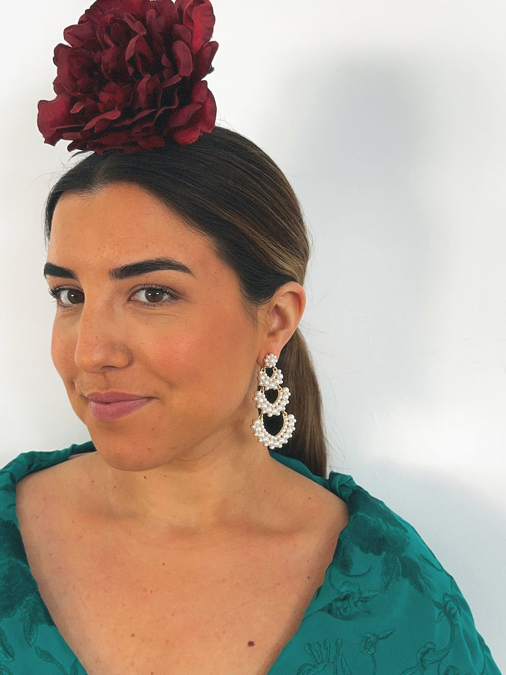 Pendientes Solera Perla