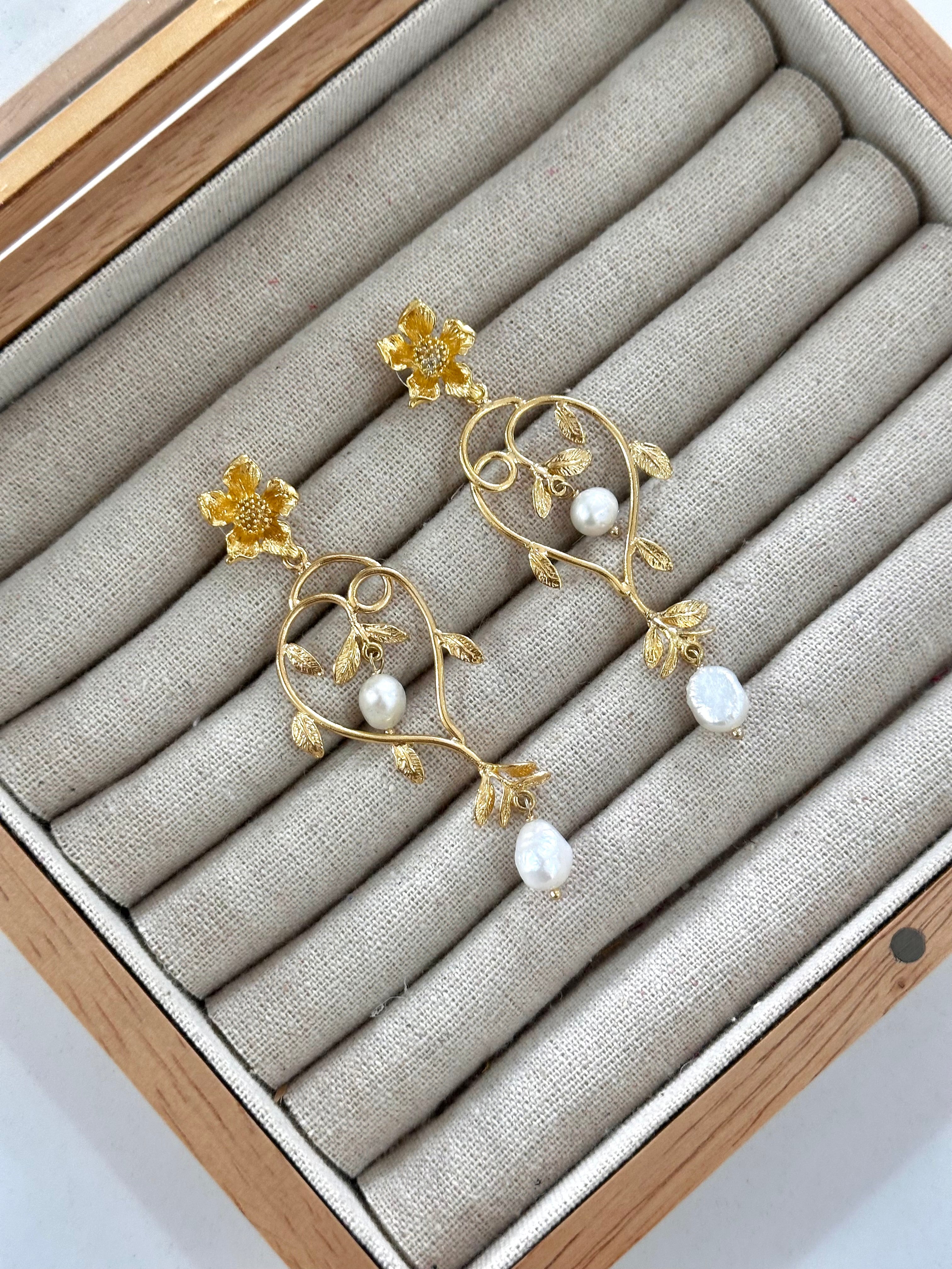 Pendientes Alicia Perla