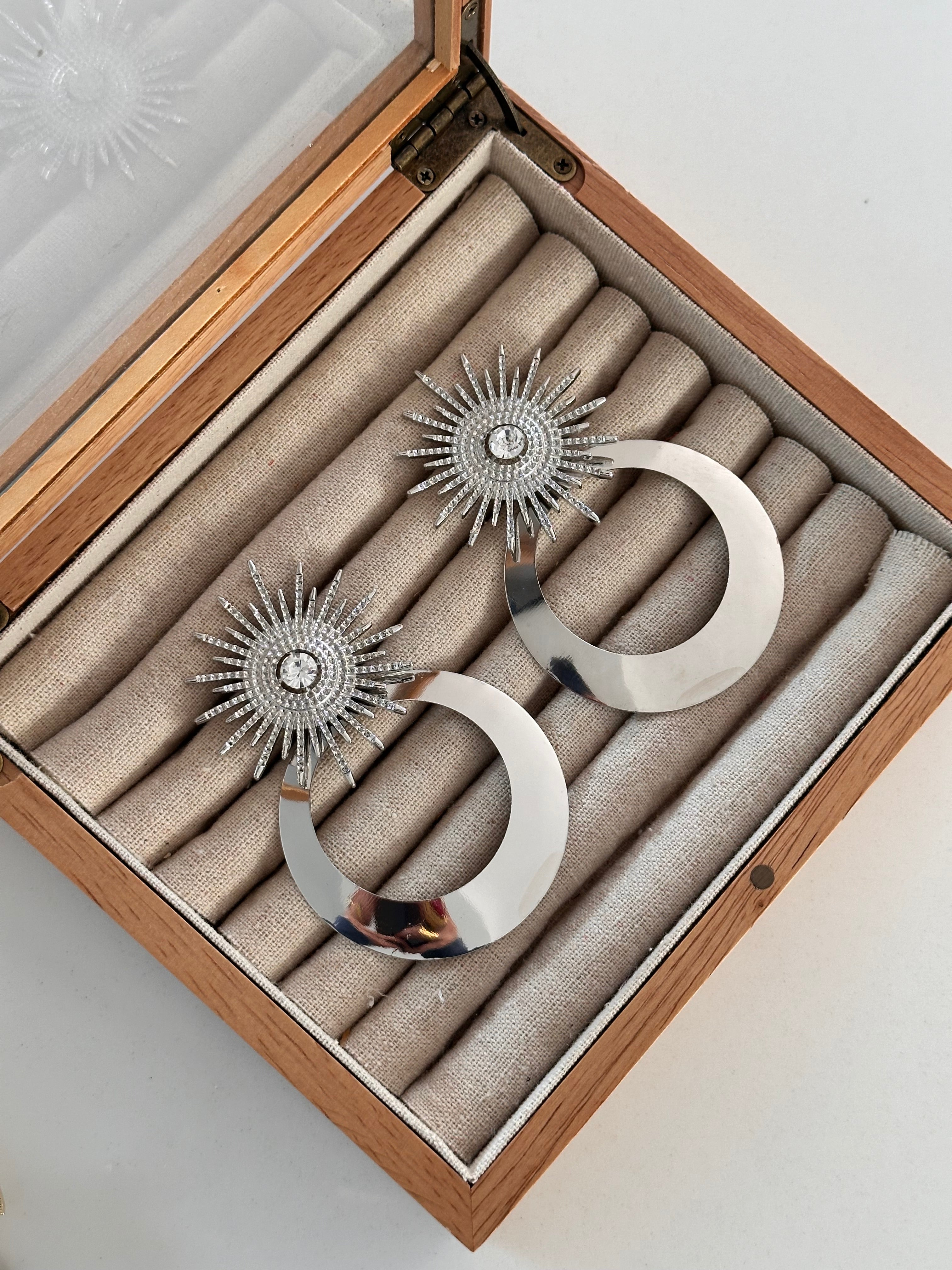 Pendientes Stella Plata