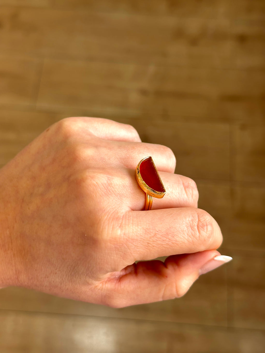 Anillo Afrodita naranja