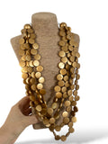 Collar Madera dorado