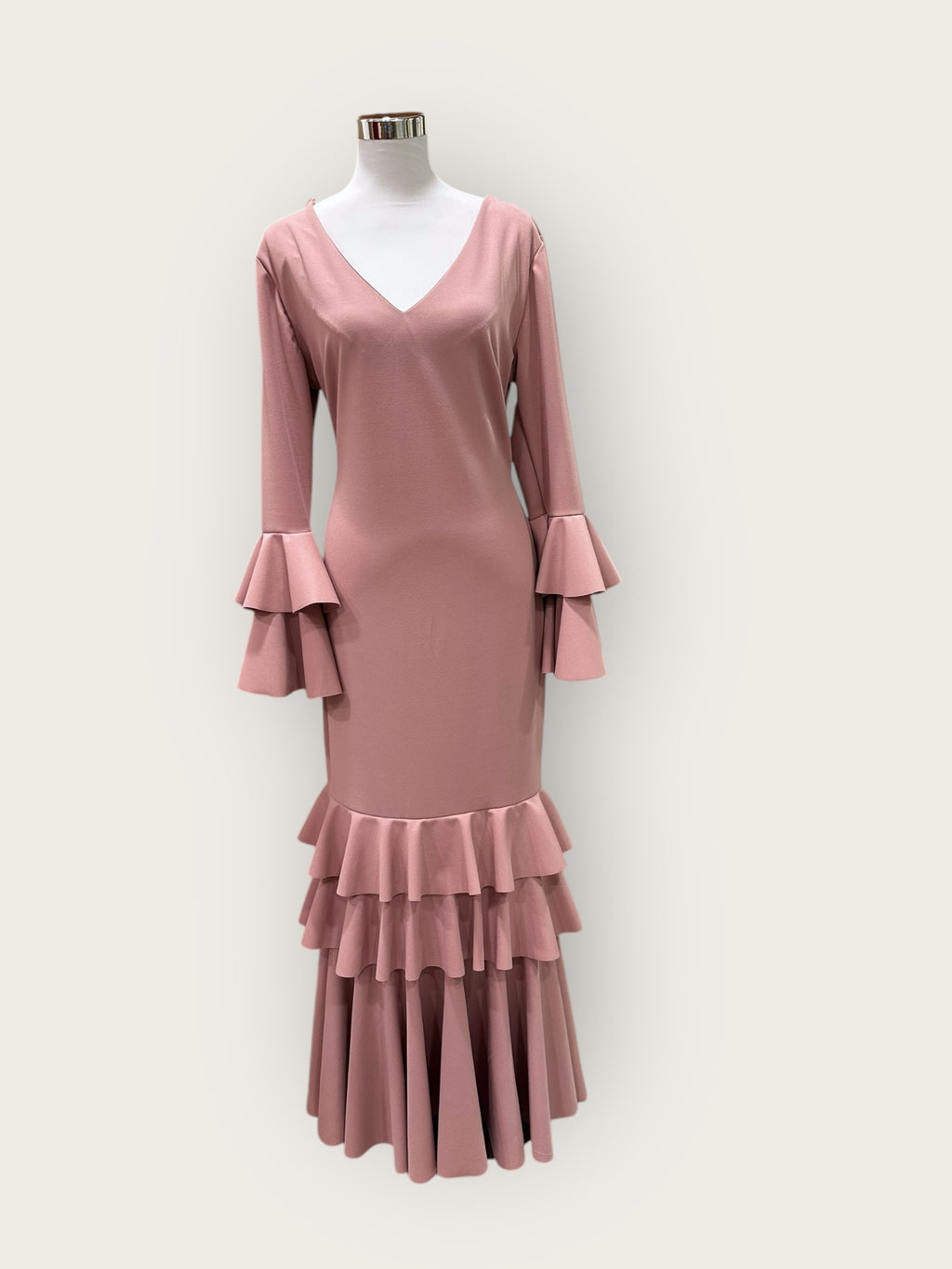 Vestido Sevilla Rosa Palo