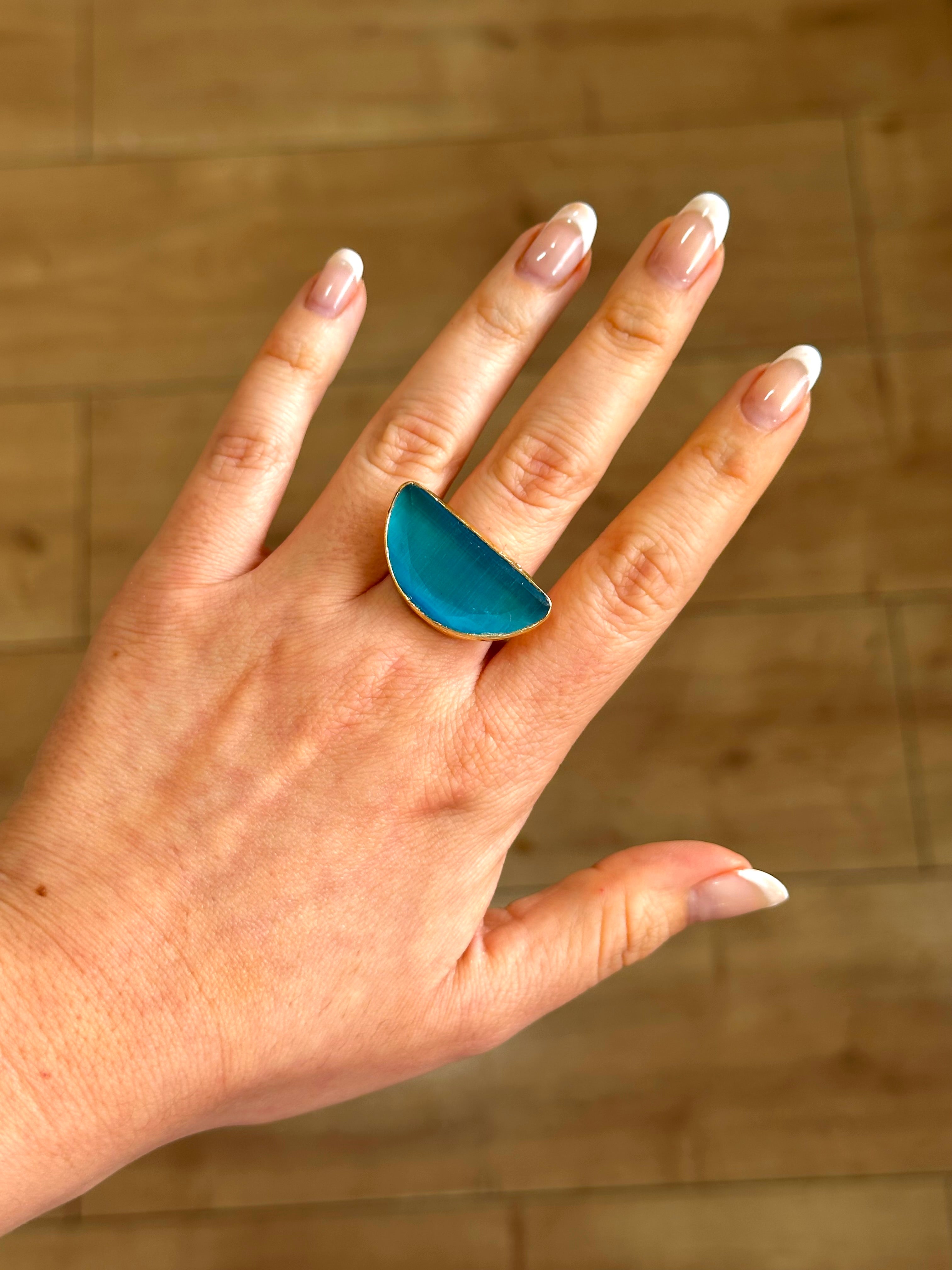 Anillo Afrodita Celeste