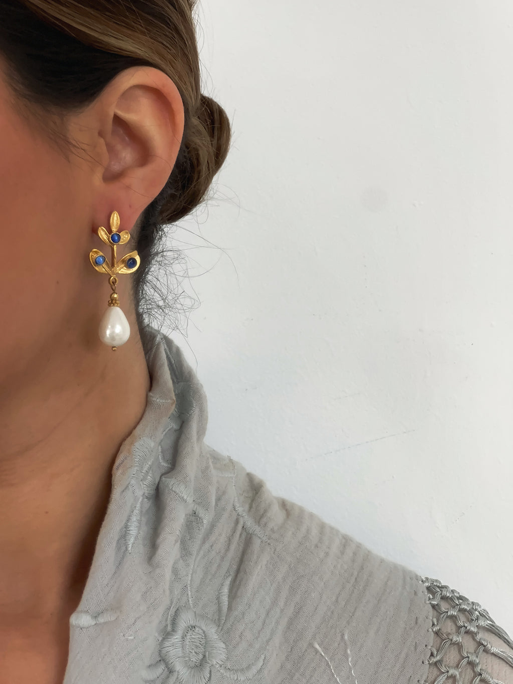 Pendientes Laurel Royal Blue