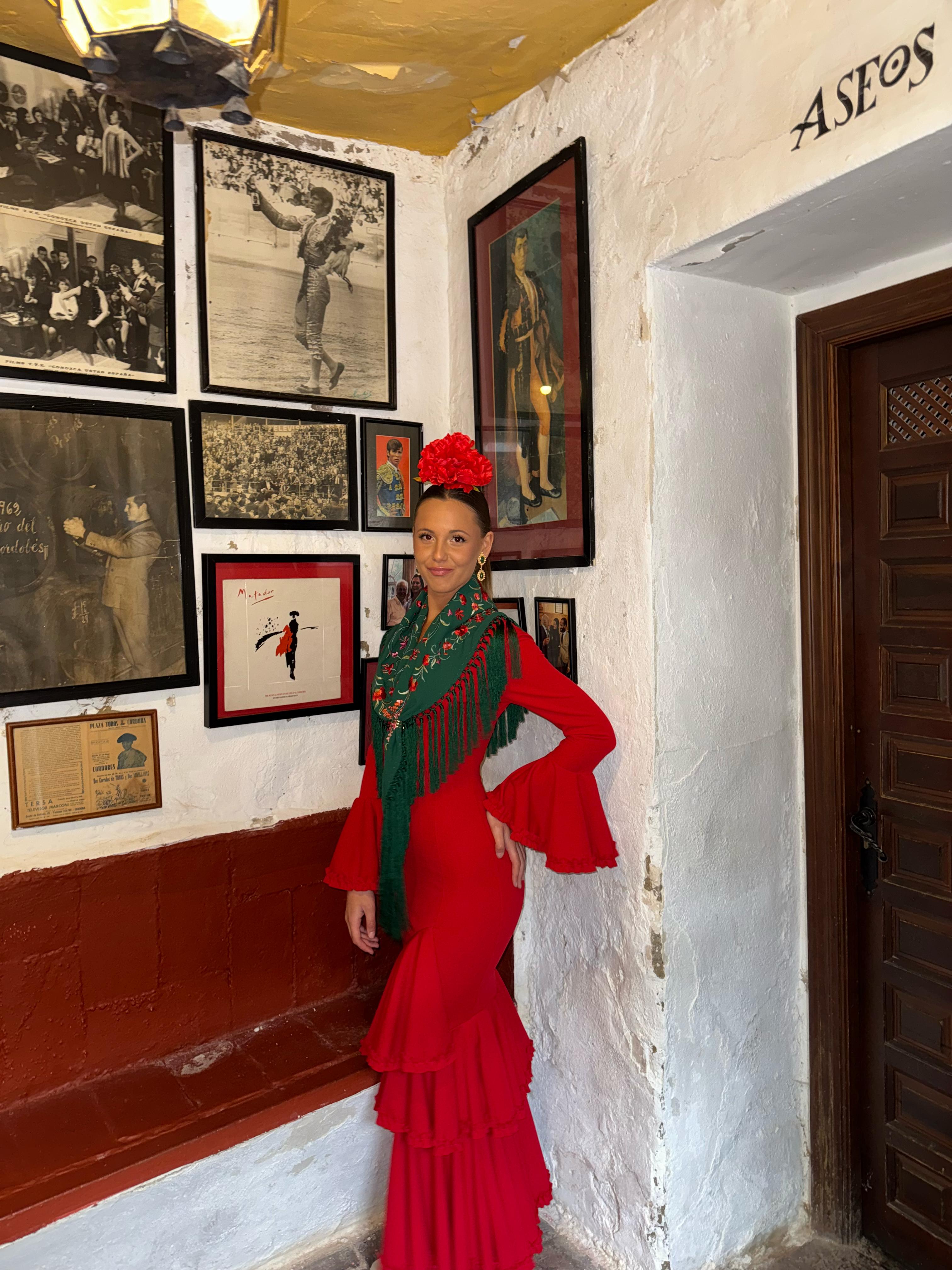 Vestido Carmesí Rojo