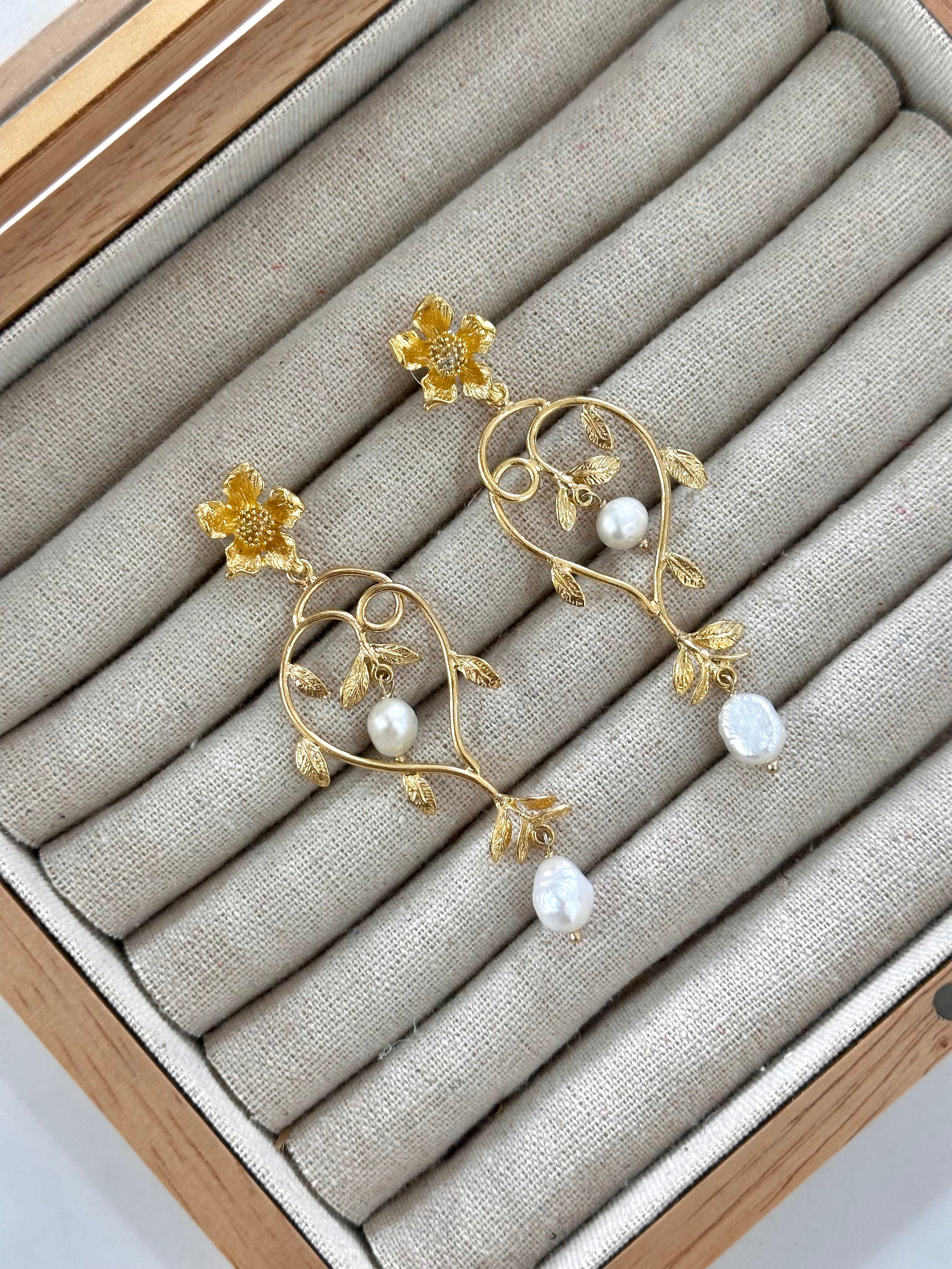 Pendientes Alicia Perla