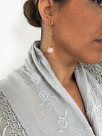 Pendientes Campanilla Rosado