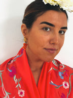 Pendientes Pluma Corales