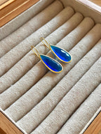 Pendientes lagrima BIG azul