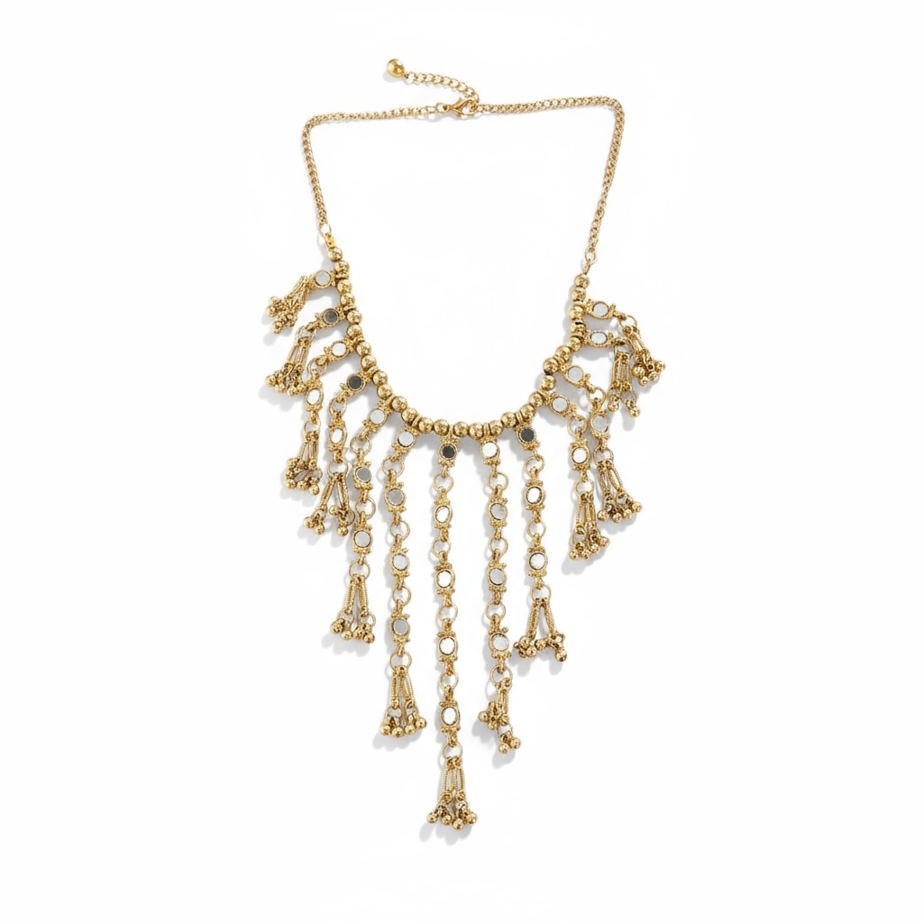 Collar Cascada Espejo