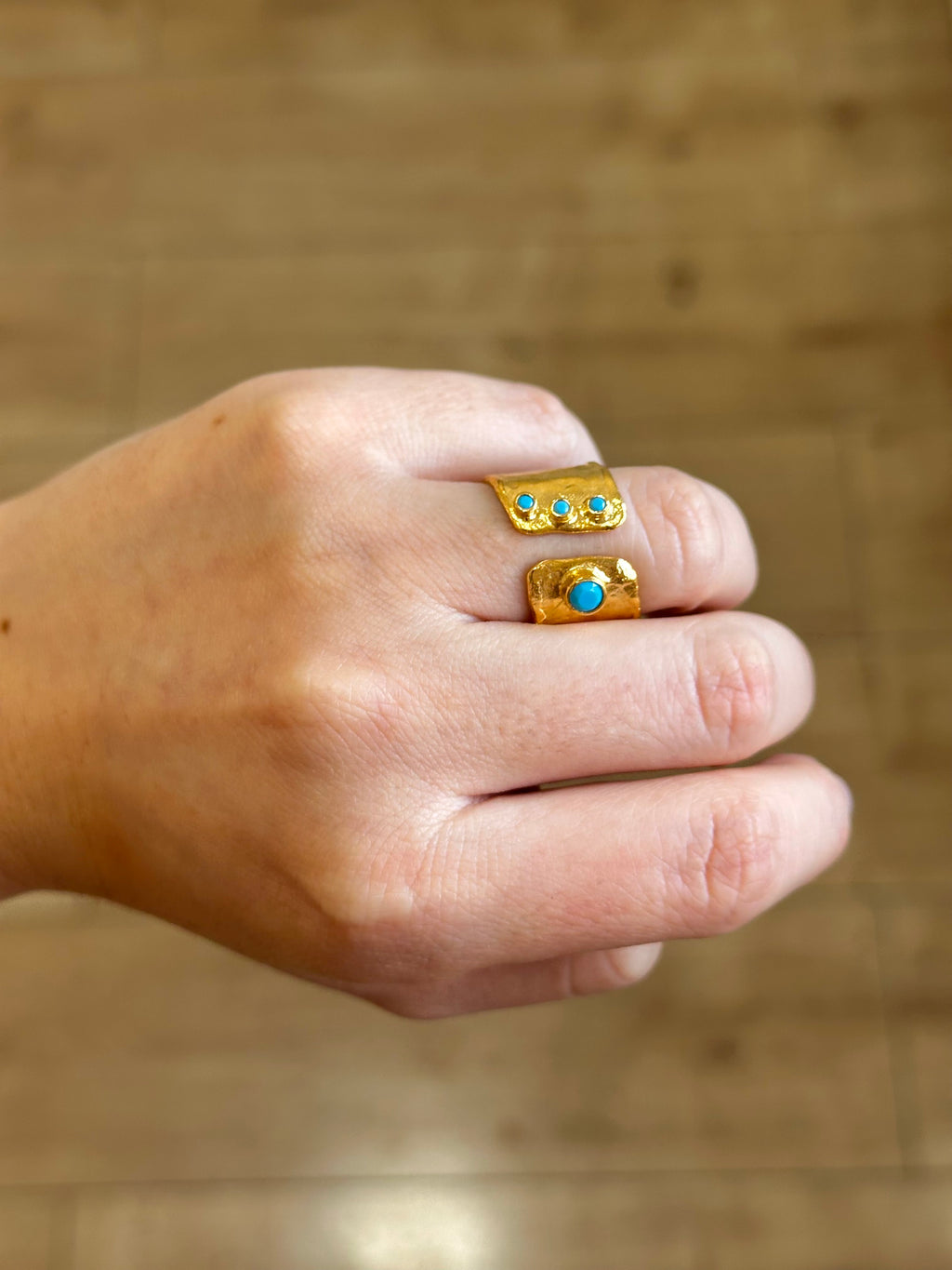 Anillo Martini Celeste