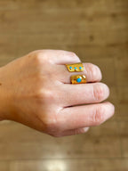 Anillo Martini Celeste