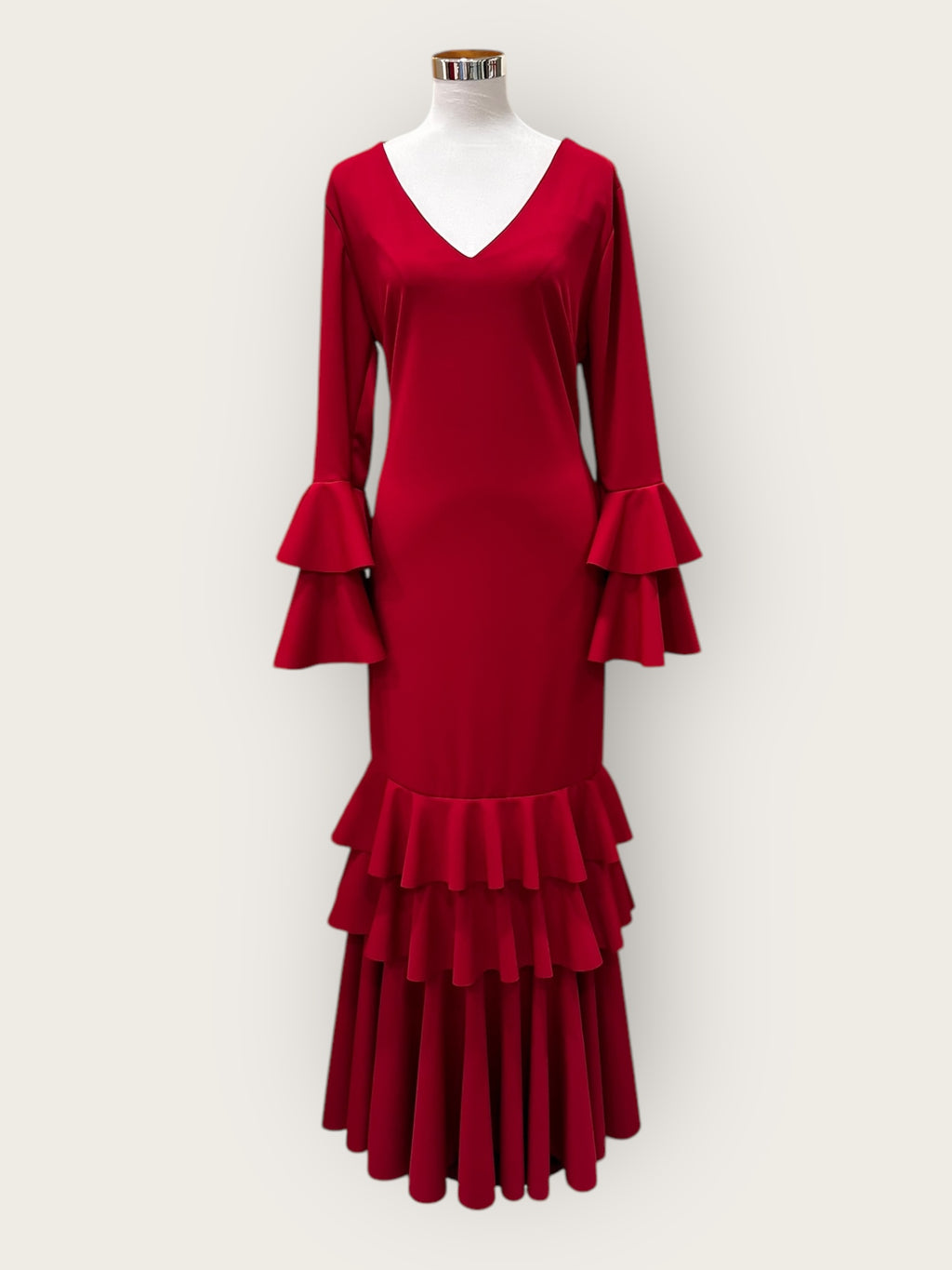 Vestido Sevilla Burdeos