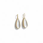 Pendientes lagrima BIG blanco