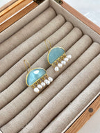 Pendientes Adamuz Celeste