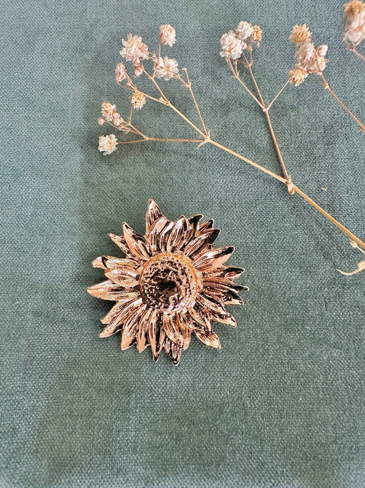 Broche girasol