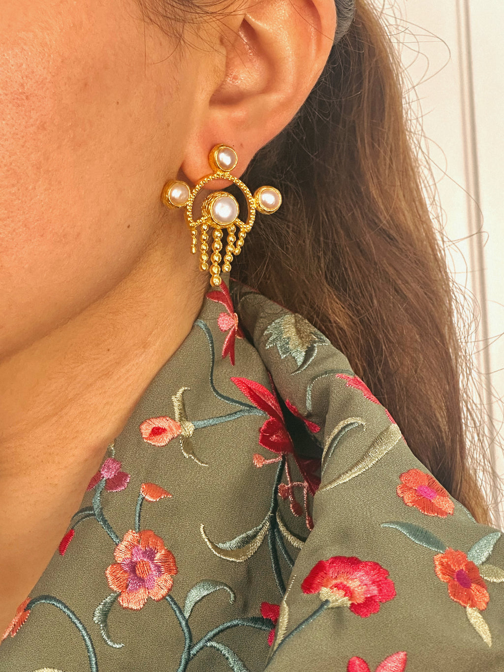 Pendientes Benalua Perla