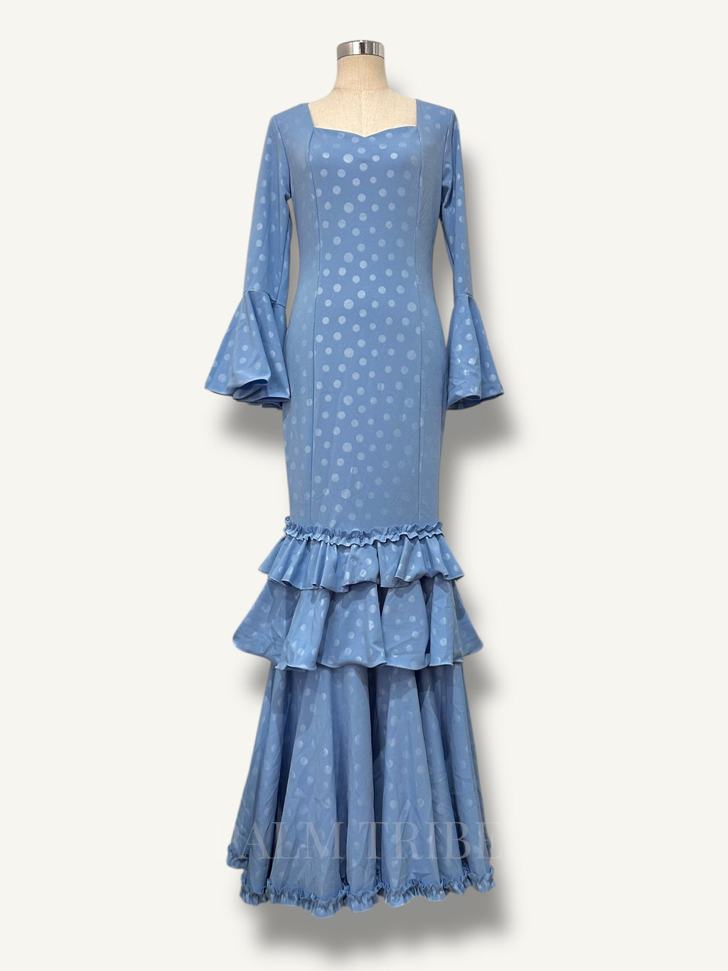 Vestido Cayetana Azul cielo