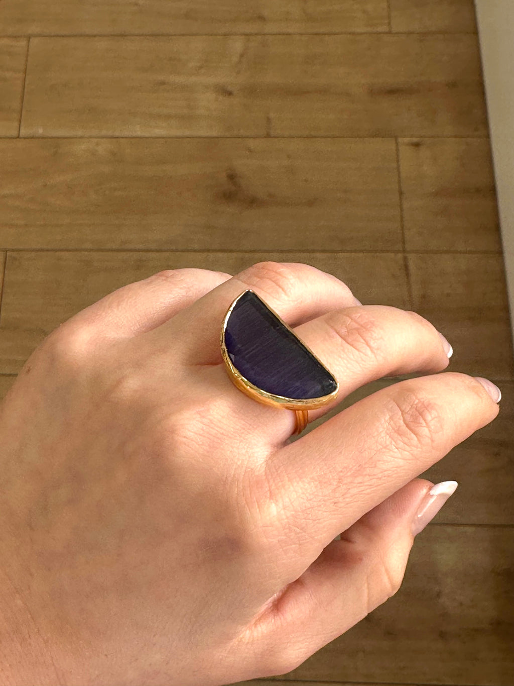 Anillo Afrodita Maxi Amatista