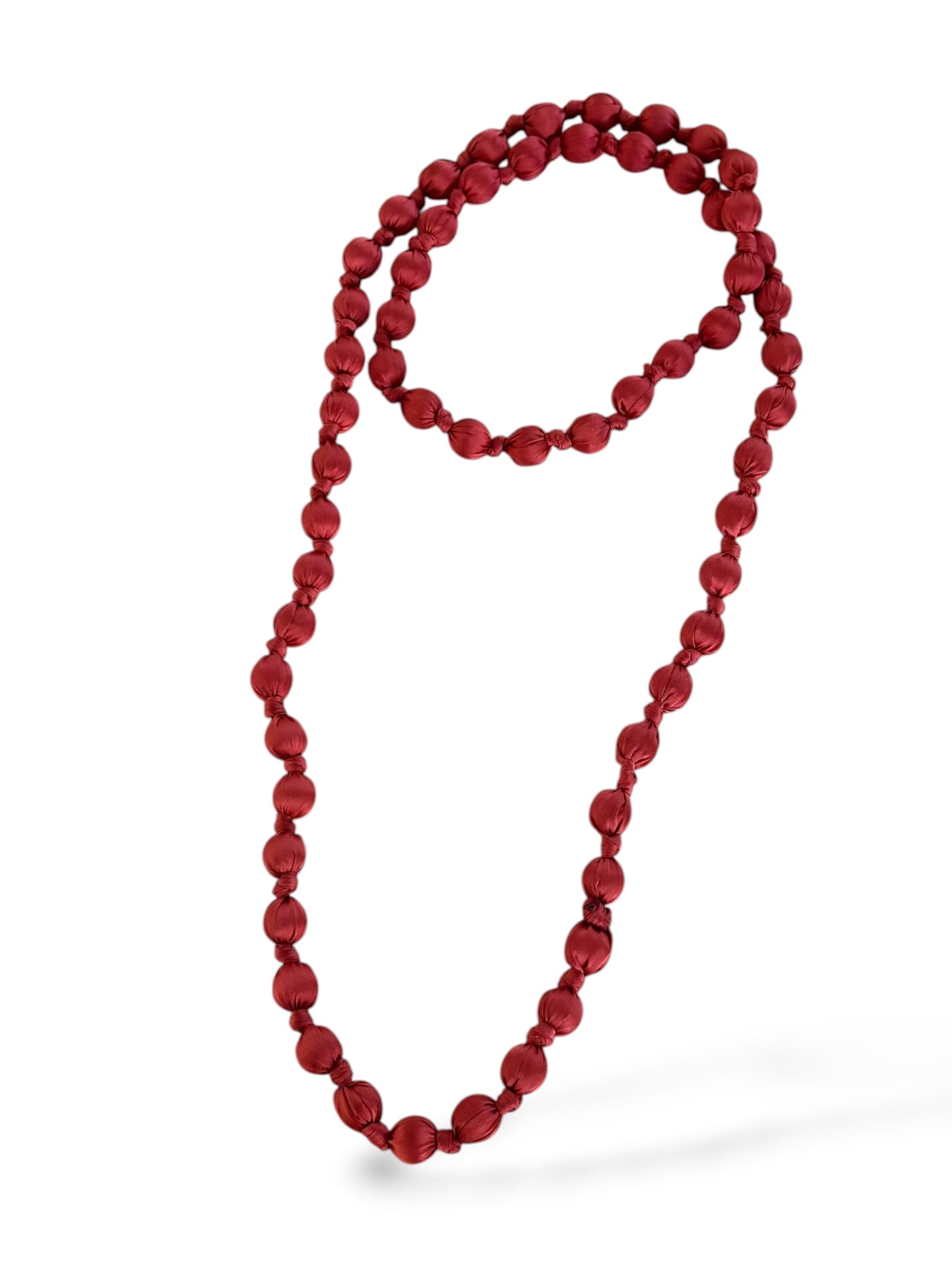 Collar Bolas Rosa Ponche