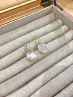 Pendiente Lagrima Blanco