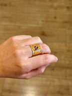 Anillo Agatha Fucsia