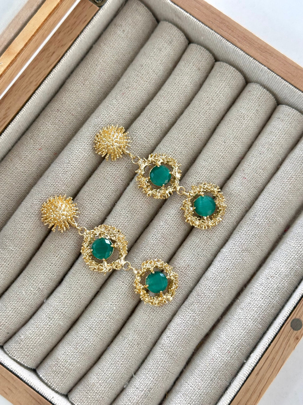 Pendientes Isla Cristina Verde