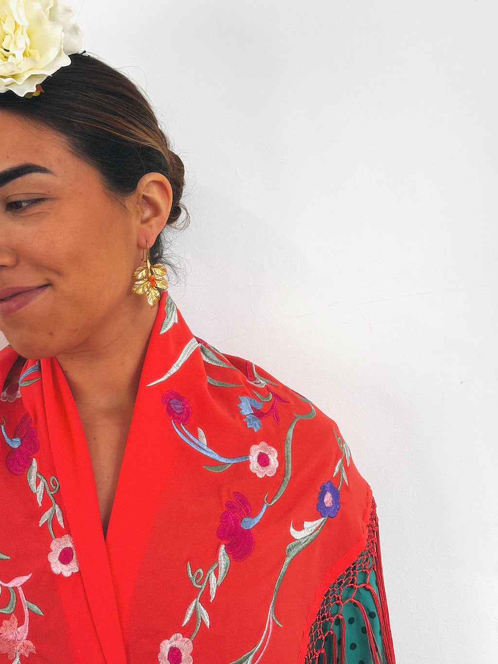 Pendientes Hoja Coral