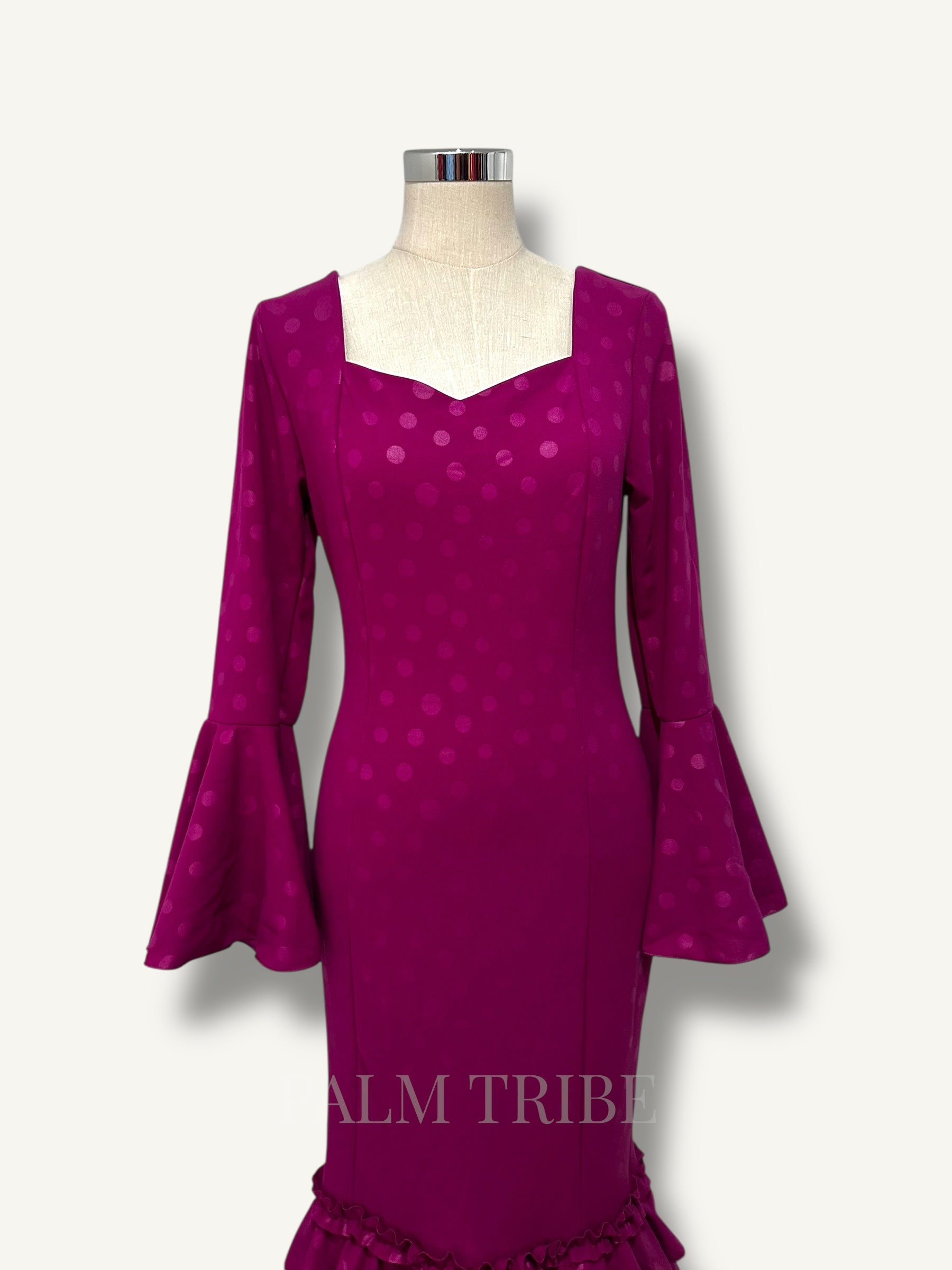 Vestido Cayetana Buganvilla